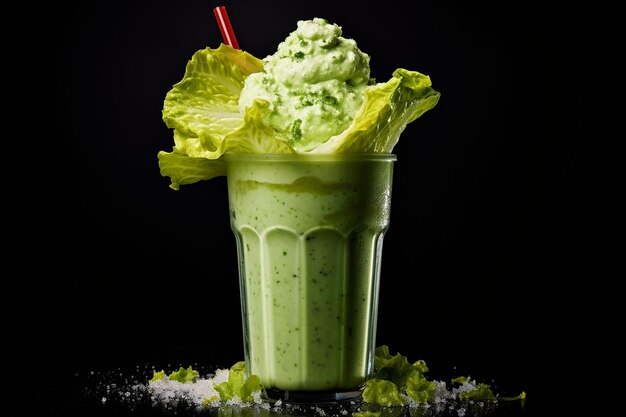 iceberg lettuce in smoothie gourmet style