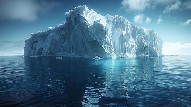 海の中の氷山