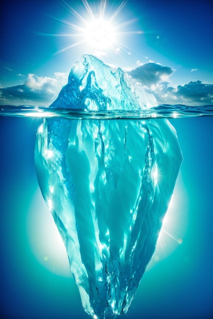 айсберг под водой
