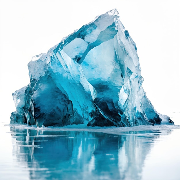 Photo iceberg on a white background