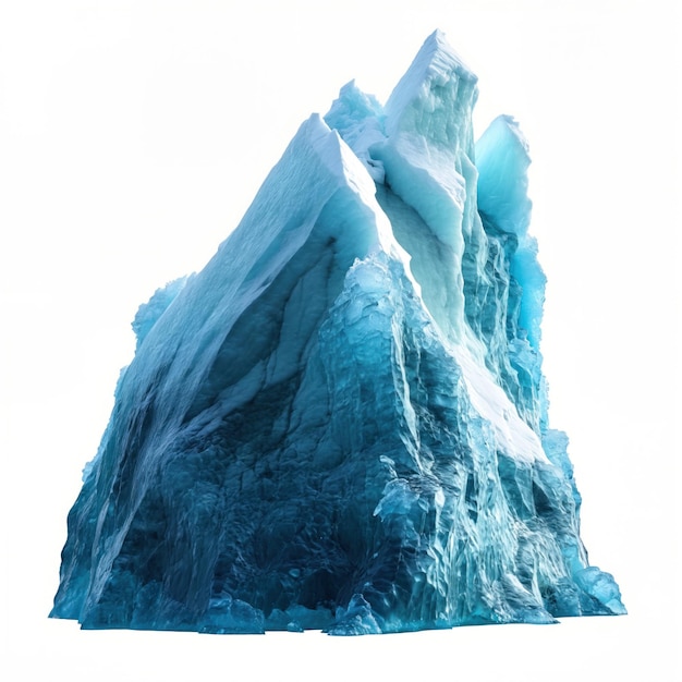 Photo iceberg on a white background