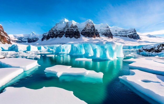 Icebergs in Glacier Lagoon