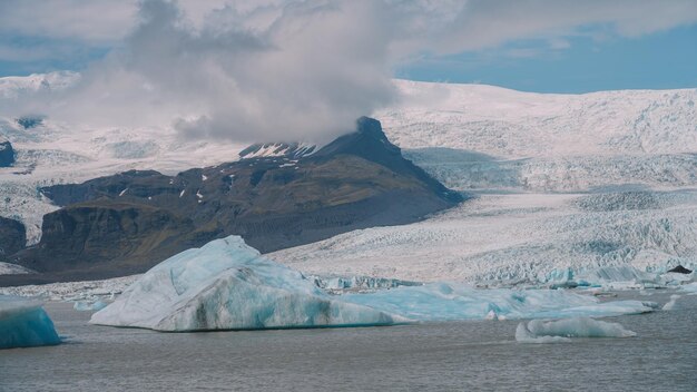 Icebergs And Ice glaciers in iceland