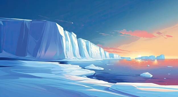 icebergs