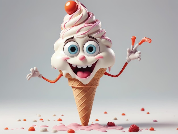 icecream 3d character
