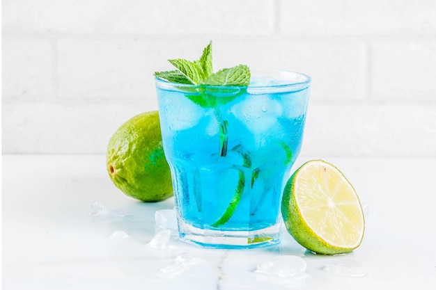 Iced Blue Cocktail