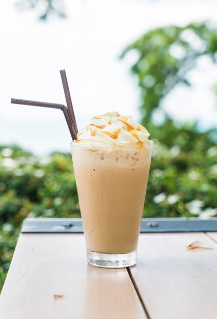 iced cappuccino coffee