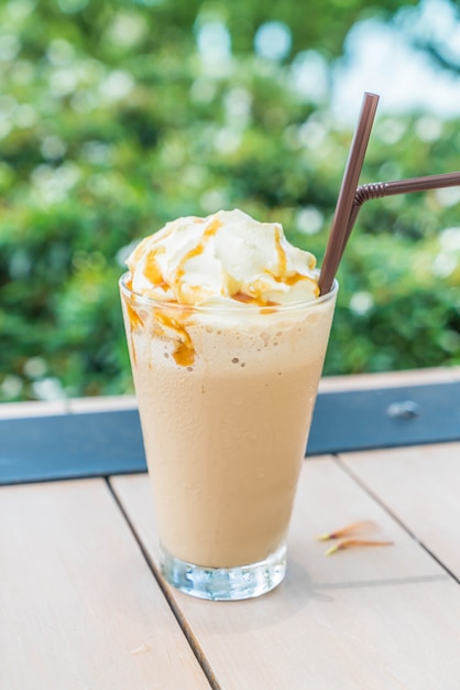 iced cappuccino coffee