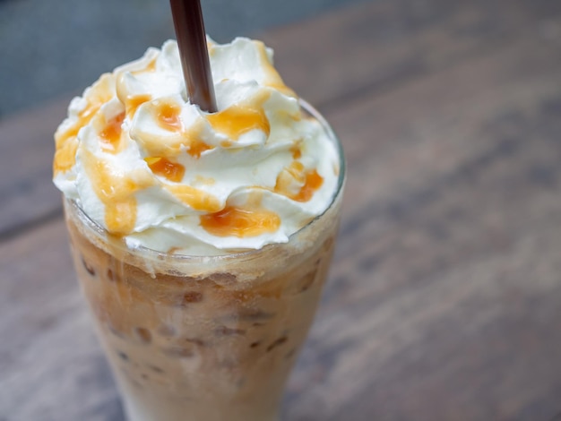 Iced Caramel Macchiato coffee