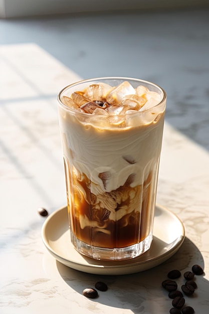 iced coffee cappuccino expertly crafted product photography brings it to life before your eyes