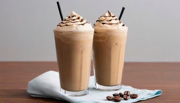 Iced coffee frappe