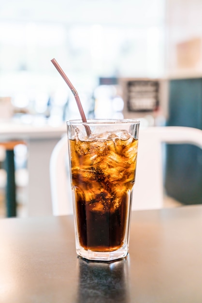 iced cola glass