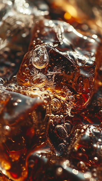 Iced cola texture