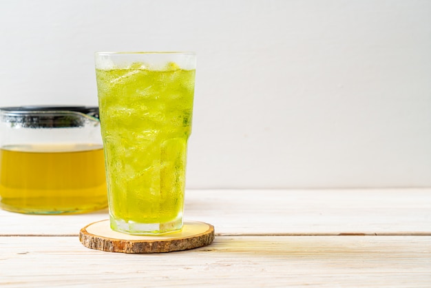 Iced Japanse groene thee