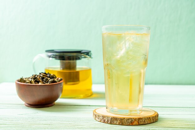 iced jasmine tea