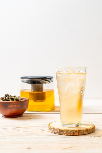 iced jasmine tea