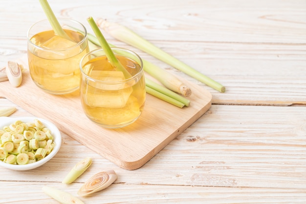 iced lemon grass juice