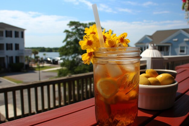 Iced lemon tea