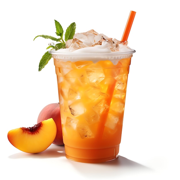 Iced Peach Drink Perfect For Drink Catalog