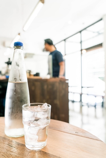 iced water glass