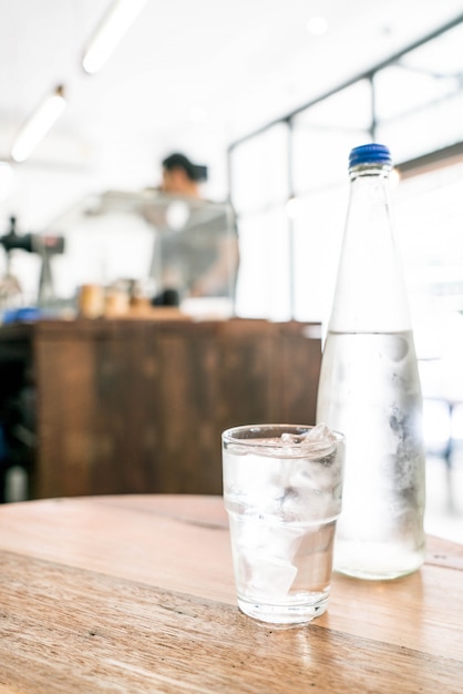 iced water glass