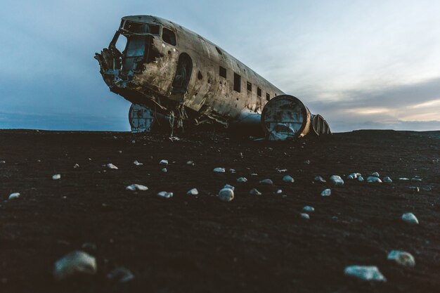 Foto islanda, relitto aereo a solheimasandur