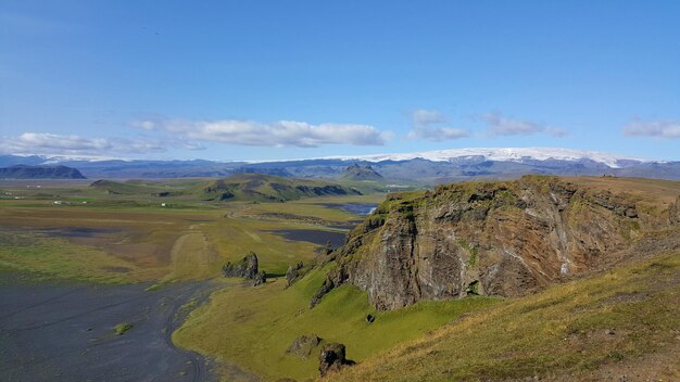 Photo iceland  dyrholey