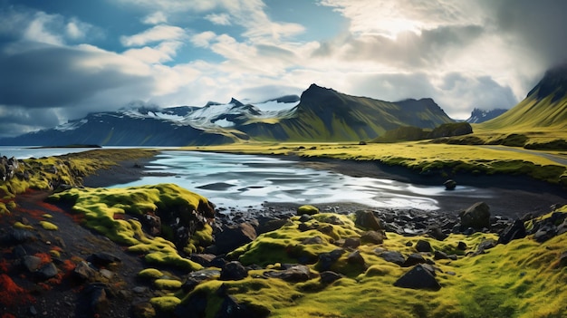 Iceland nature landscape view