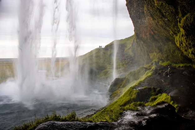 Iceland's iconic waterfall, Seljalandfoss a breathtaking beauty