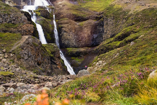 Iceland waterfall