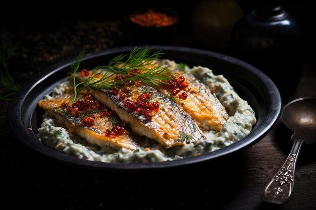 Icelandic herring in spicy salting