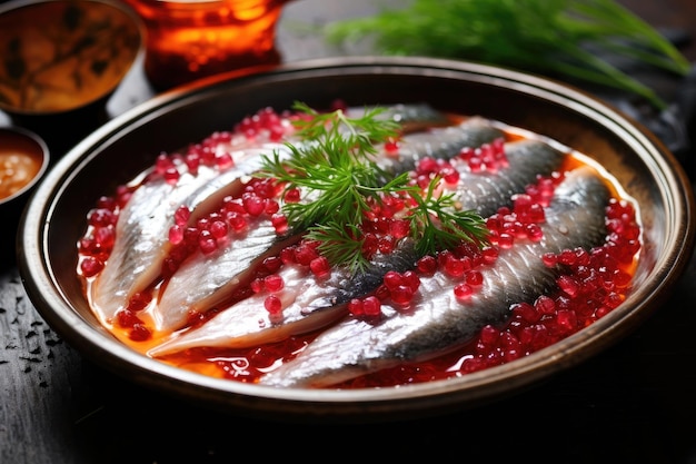 Icelandic herring in spicy salting