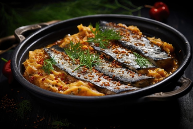 Icelandic herring in spicy salting