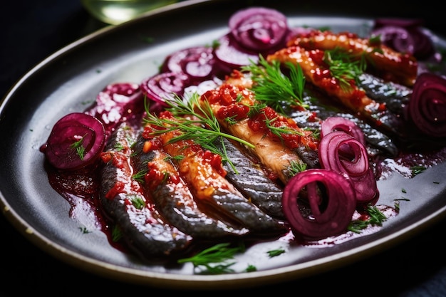 Icelandic herring in spicy salting