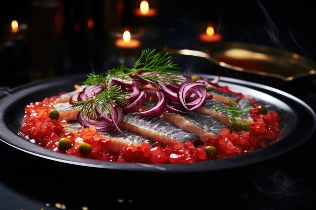 Icelandic herring in spicy salting