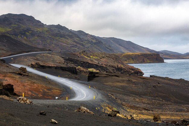 Icelandic road curves