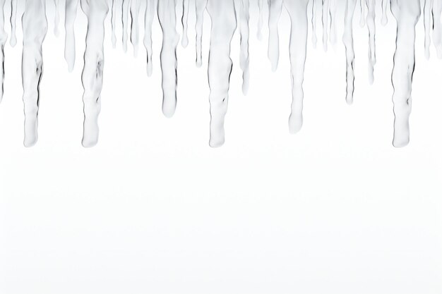 사진 빈 복사 공간과 함께  바탕에 icicles 경계