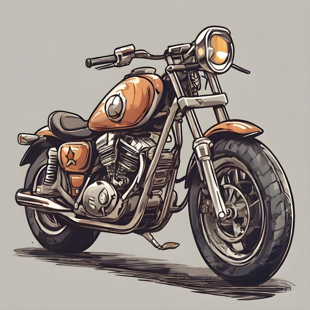Icon achtergrond van motorfiets heel cool