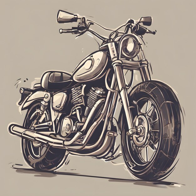 Foto icon achtergrond van motorfiets heel cool