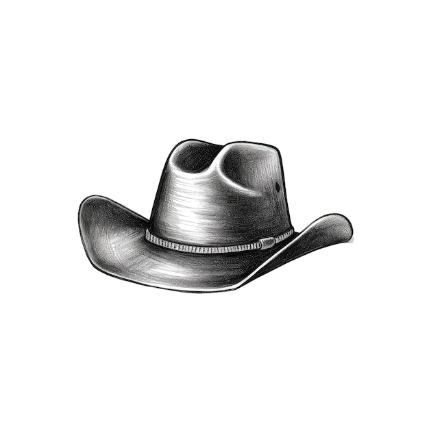 Icon Cowboy hat ai generated