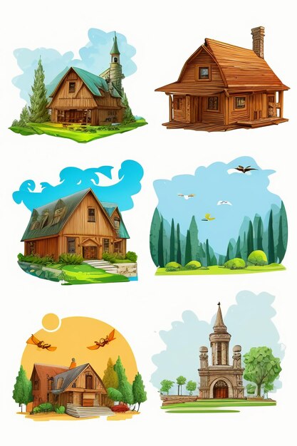 Photo icon design cartoon animation style wallpaper background illustration props creative works