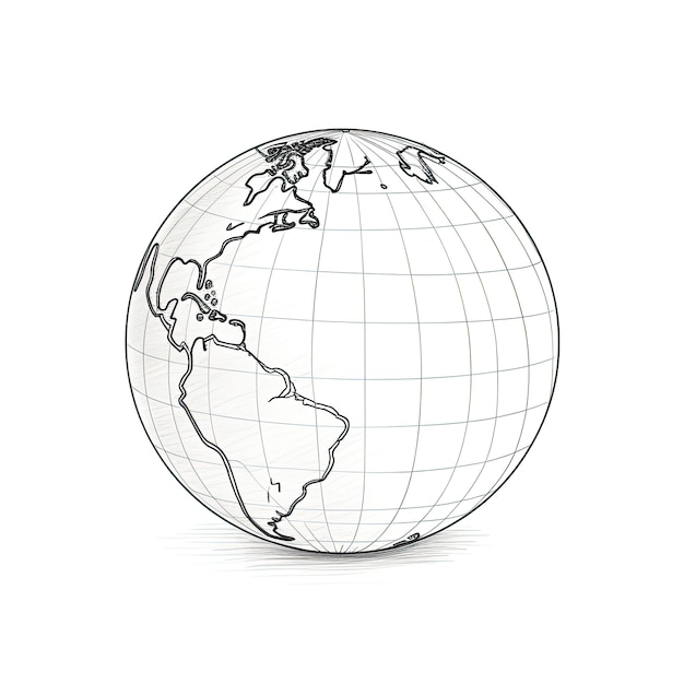 Foto icon globe ai gegenereerd