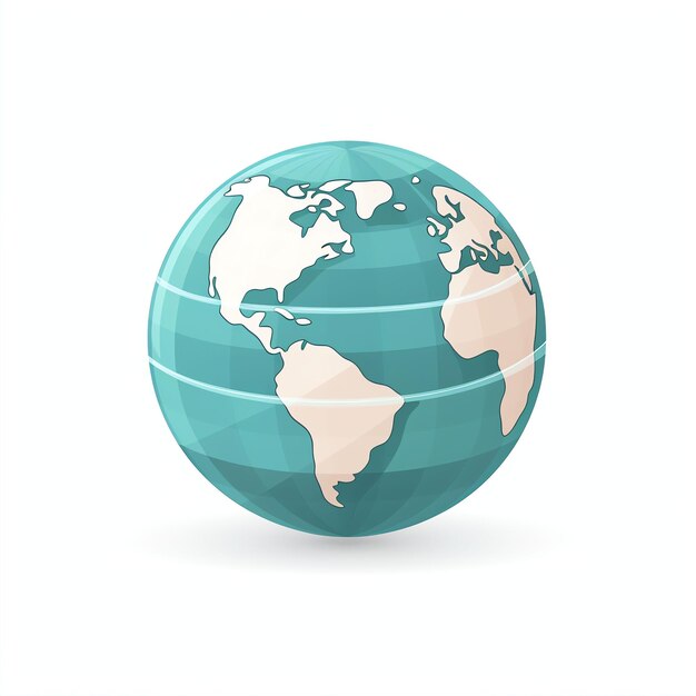 icon globe vector simple clean less detail