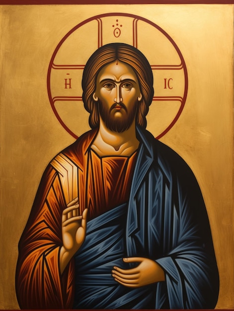 Photo icon of jesus christ the savior