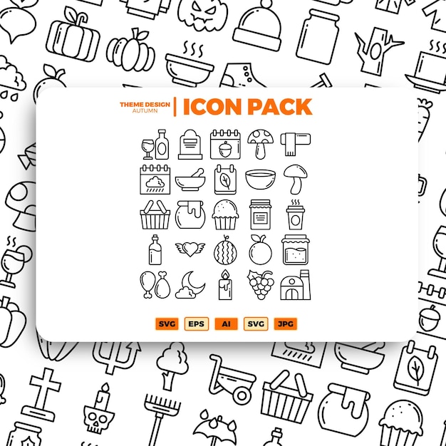 Icon Pack voor de herfst