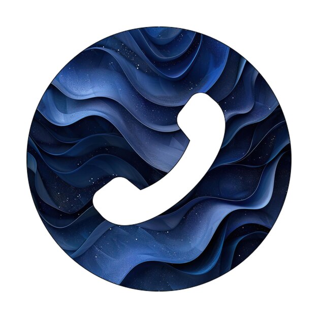 icon photo eps circle phone flip blue gradient background style design