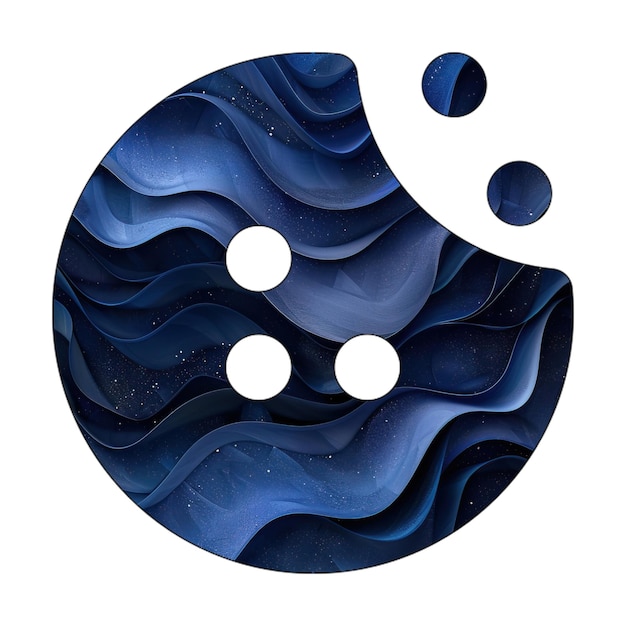 иконка eps печенье синий градиент фон стиль дизайна