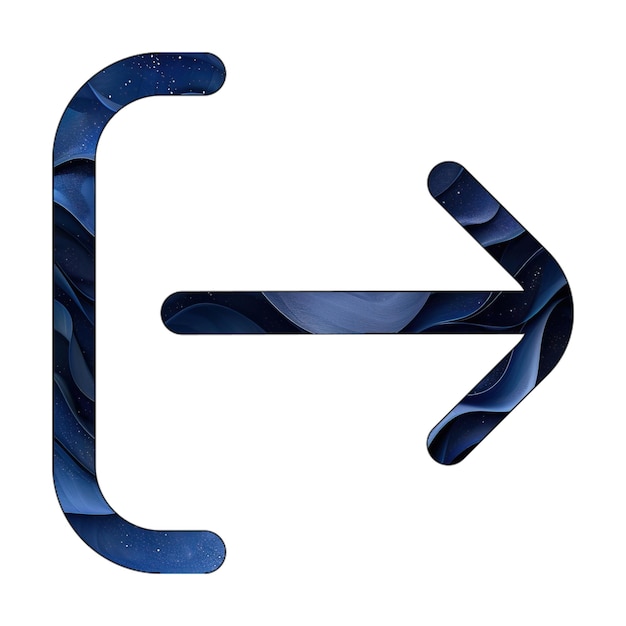 아이콘 EPS 출구 파란색 그라디언트 배경 스타일 디자인