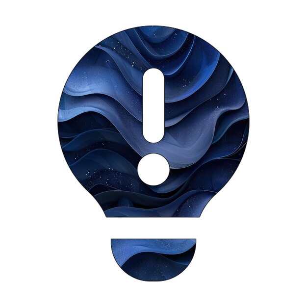 아이콘 eps 전구 외침 파란색 그라디언트 배경 스타일 디자인