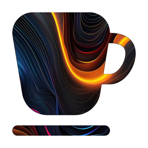 Photo icon photo eps mug alt abstract background flame light colors dark texture